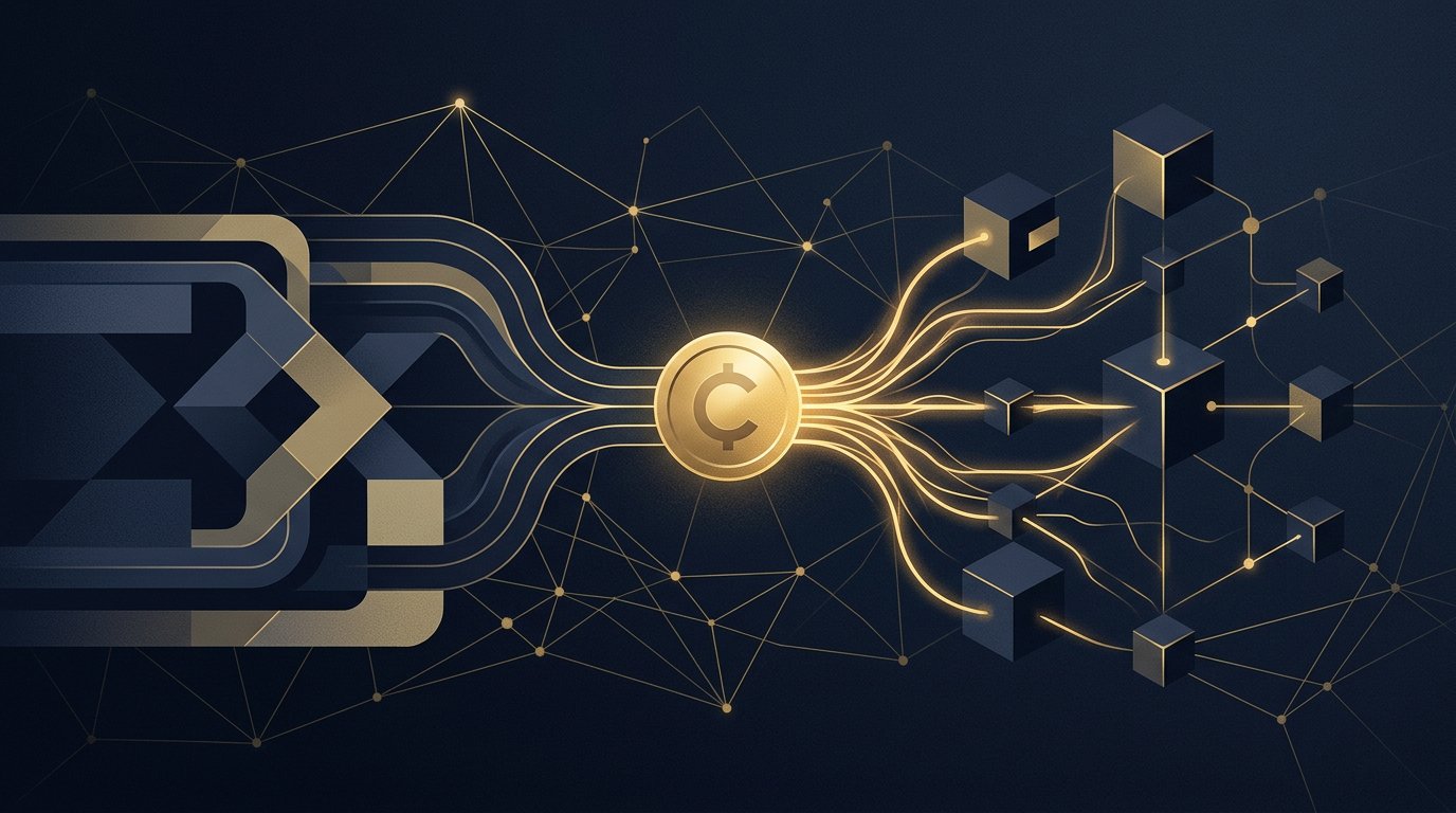 Illustrazione editoriale dei metodi di pagamento crypto e e-wallet